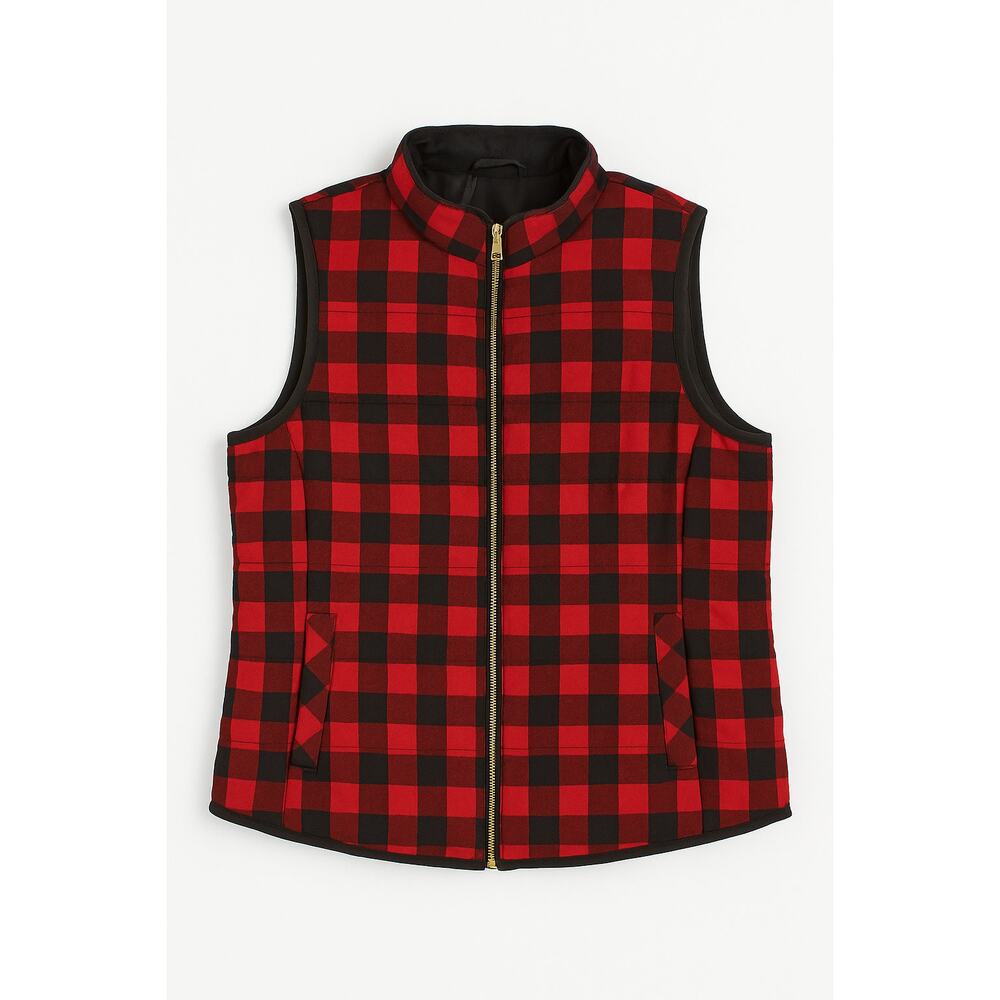 S1 Style Dot Com Women’s Size Large Red Black Buf… - image 2